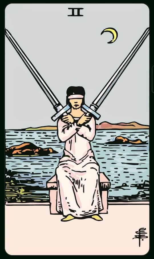 TWO Of SWORDS : 2 ดาบ